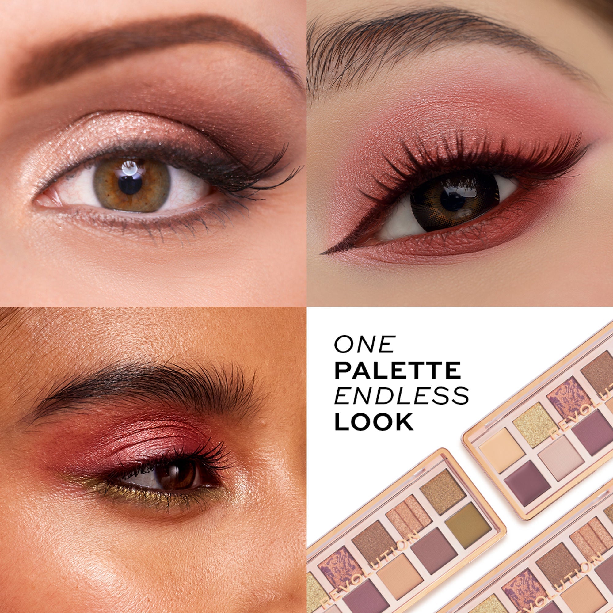 Makeup Revolution Eyeshadow Palette - The Eternal Icon Green