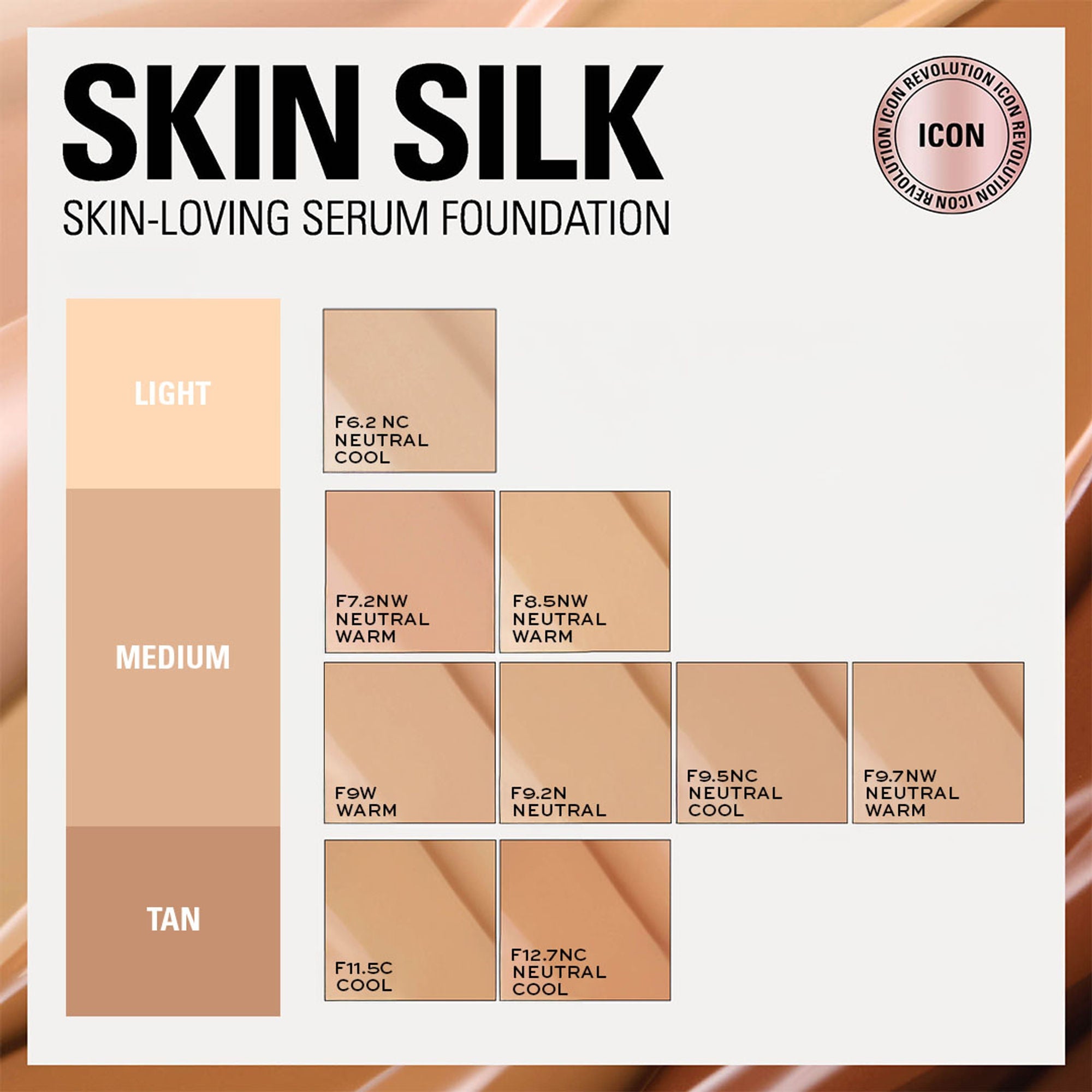 Makeup Revolution SSS Foundation - F9.7 W - Distacart
