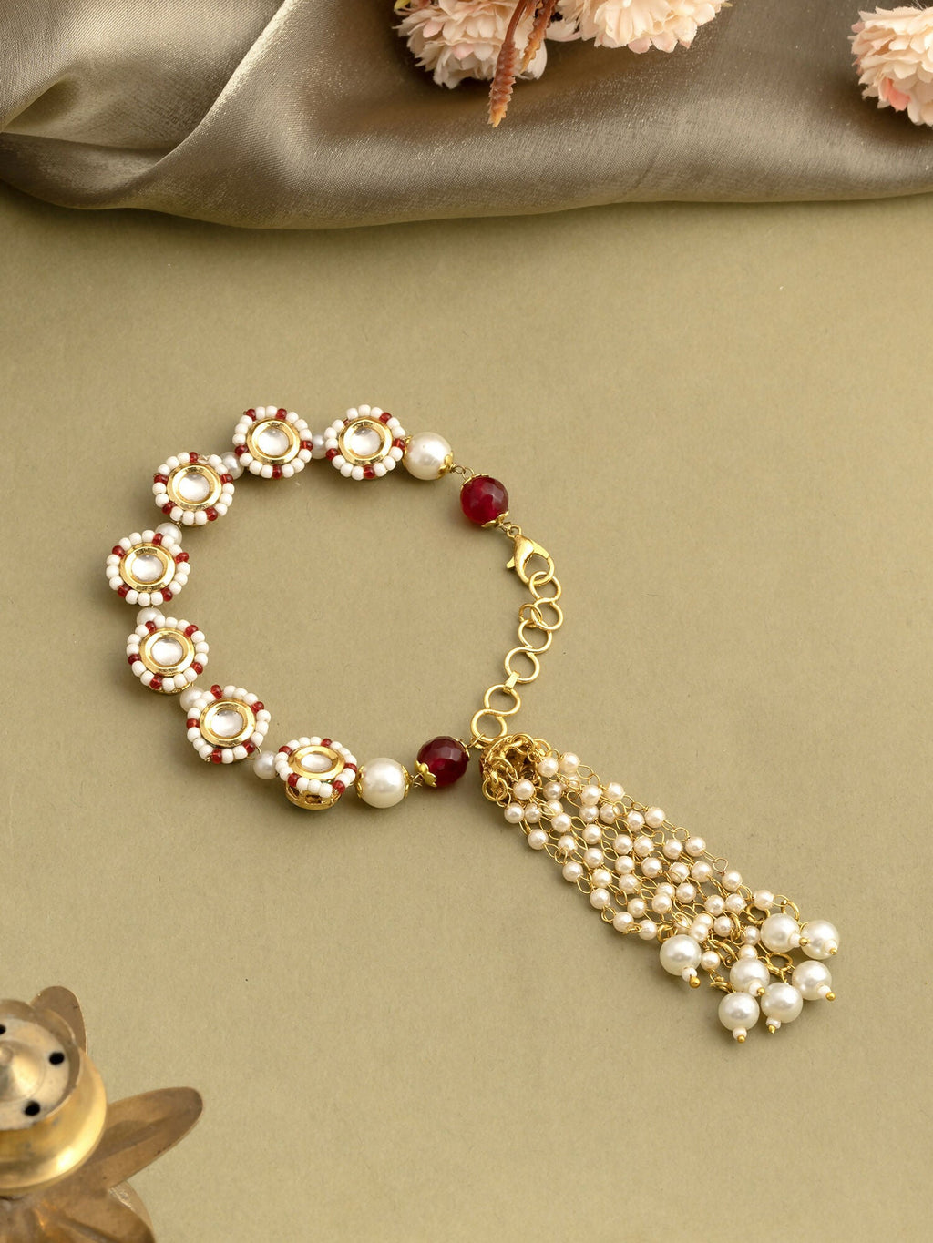 Ruby Raang Royal Pearl Bracelet - Distacart