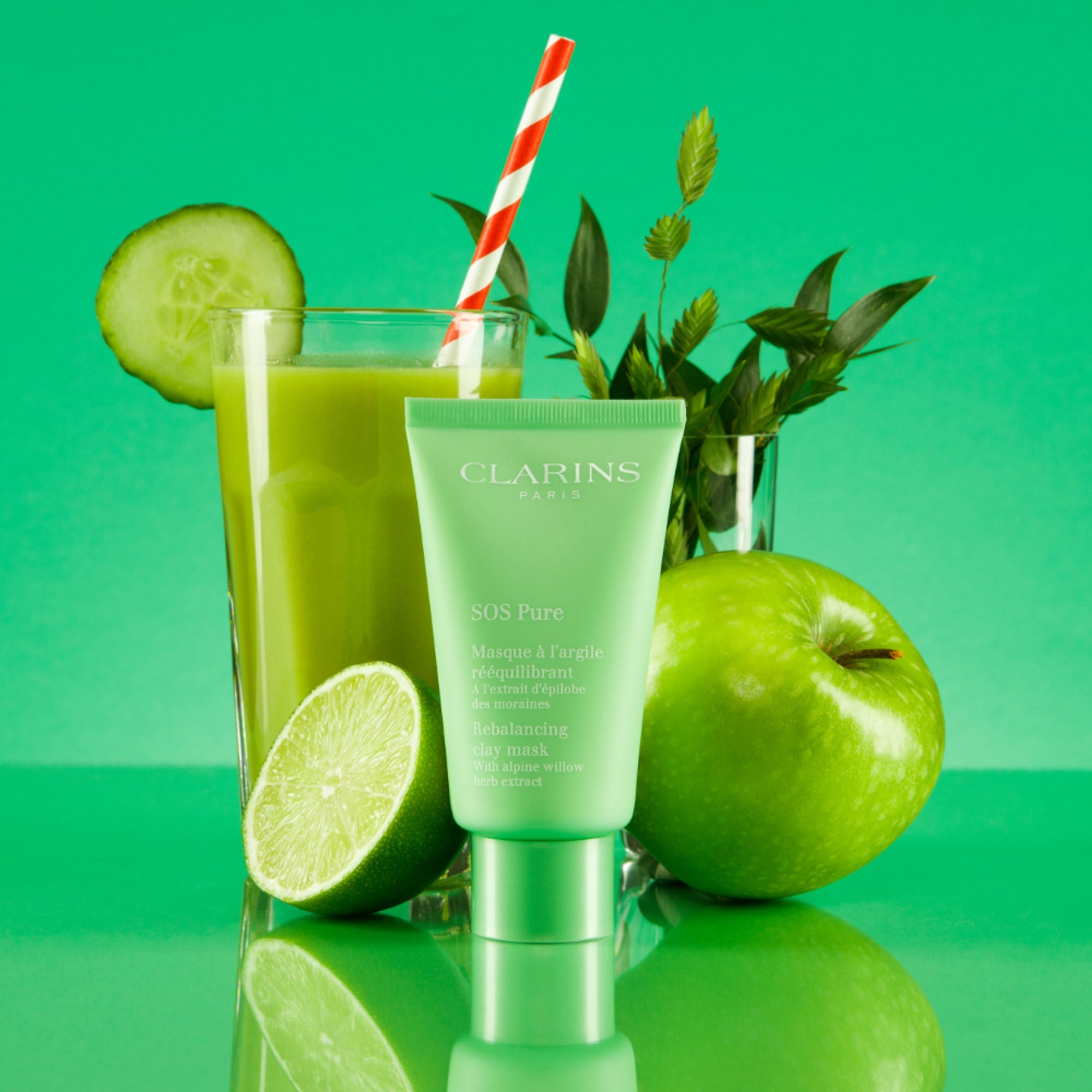 Clarins SOS Pure Rebalancing Clay Mask - Distacart