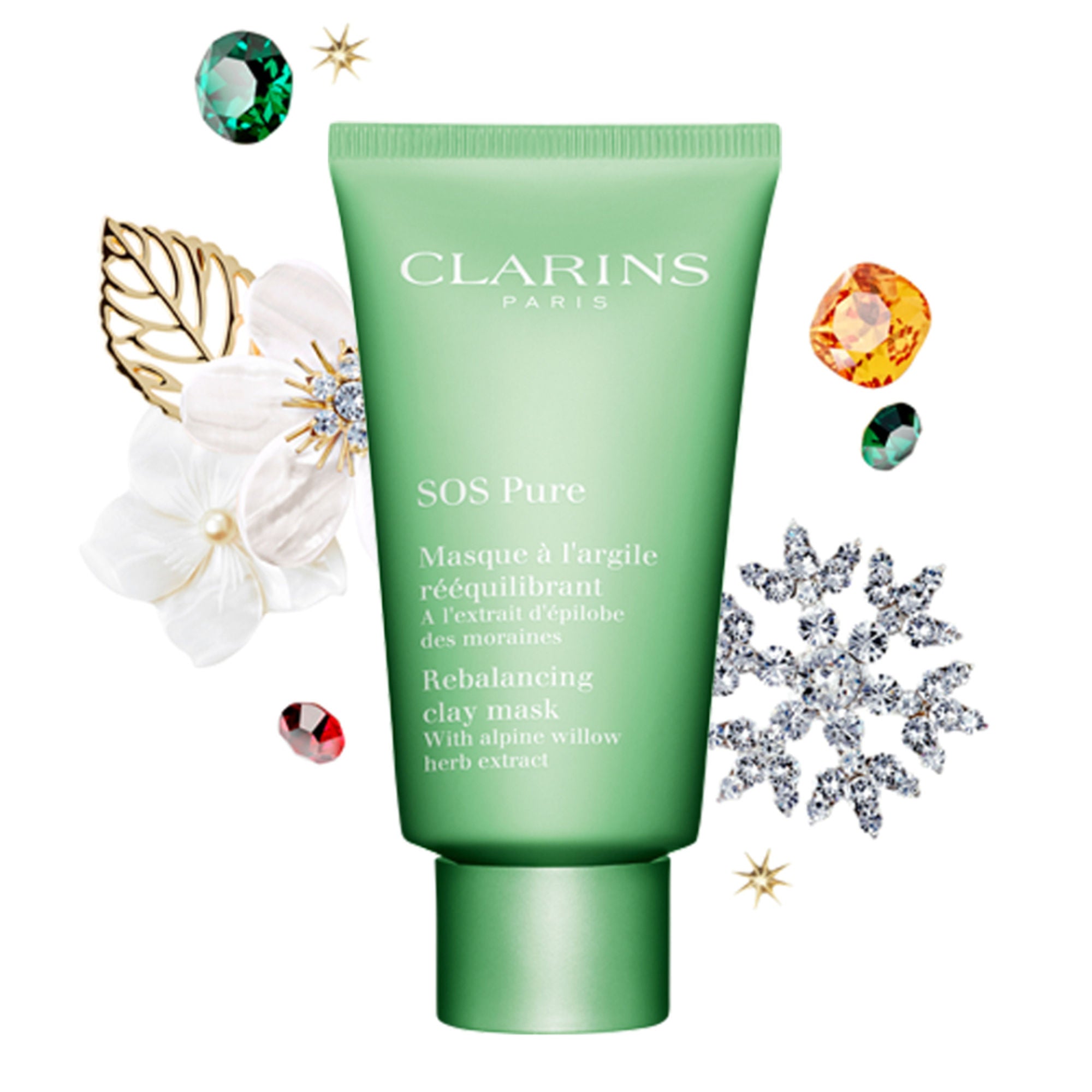 Clarins SOS Pure Rebalancing Clay Mask - Distacart