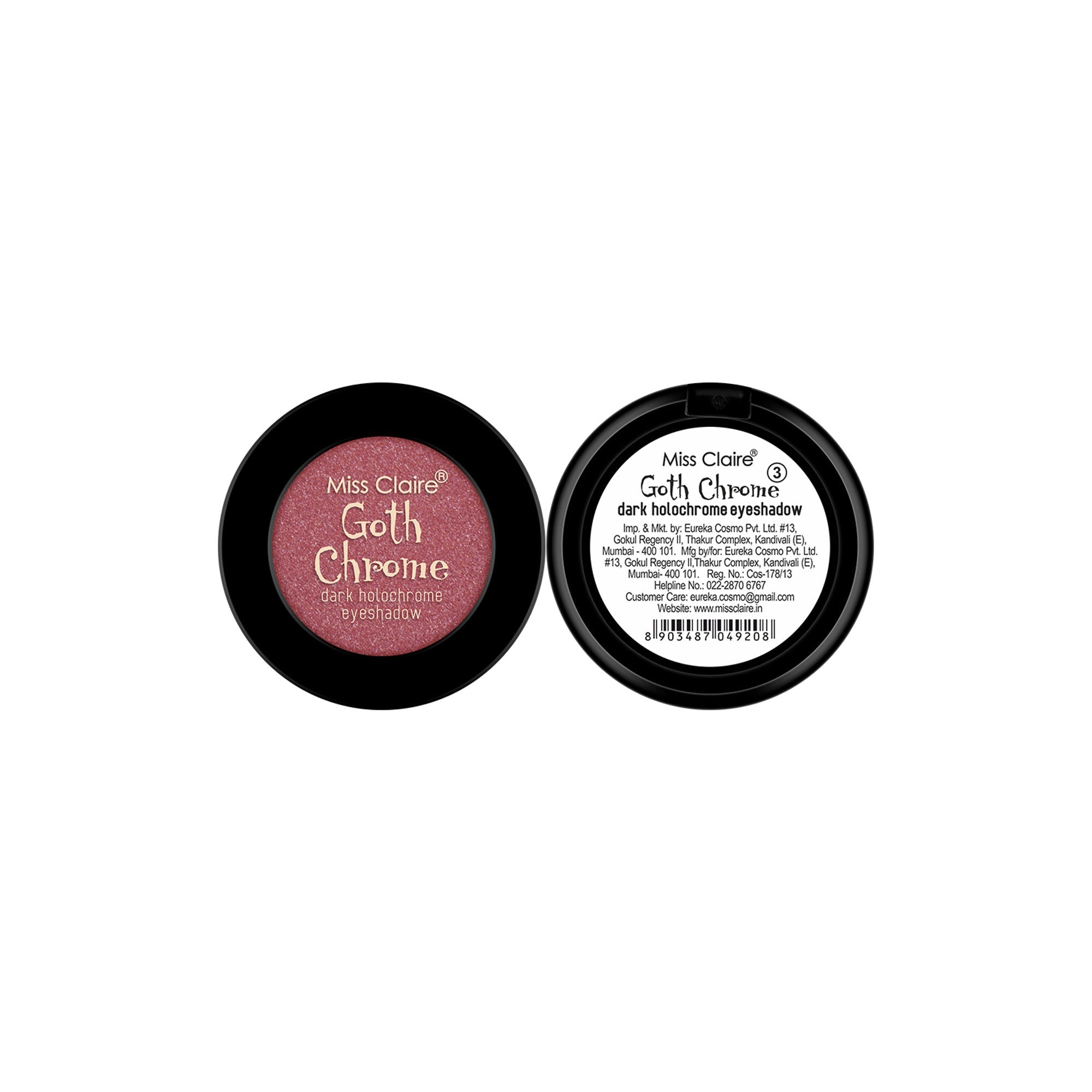 Miss Claire Goth Chrome Eyeshadow - 3 - Distacart