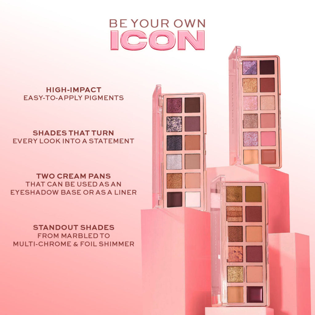 Makeup Revolution Eyeshadow Palette - The Smokey Icon Grunge - Distacart