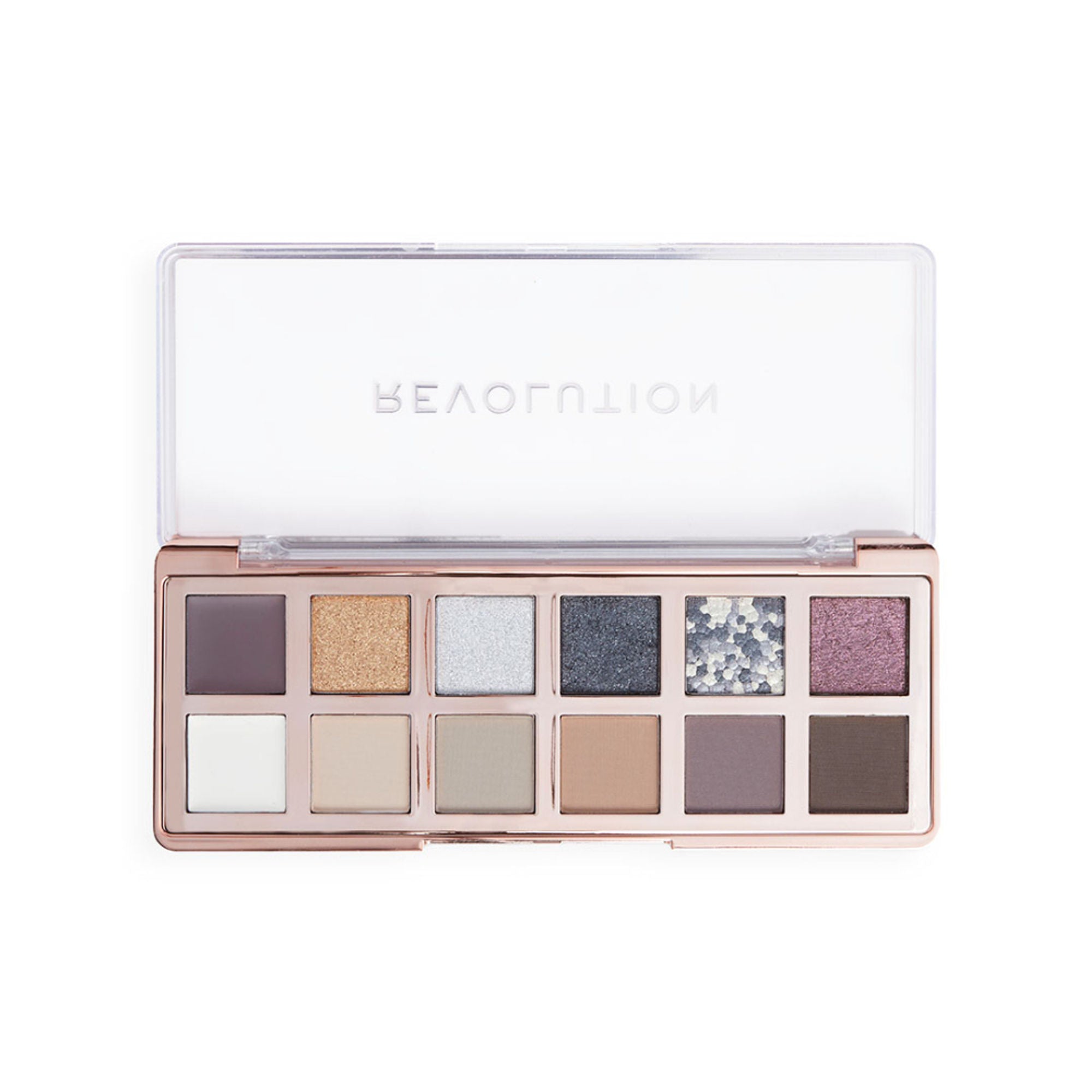 Makeup Revolution Eyeshadow Palette - The Smokey Icon Grunge - Distacart