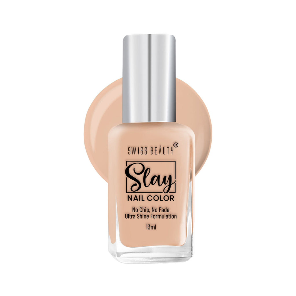 Swiss Beauty Slay Nail Color With Ultra Shine Formulation - 61 Ultra Cream