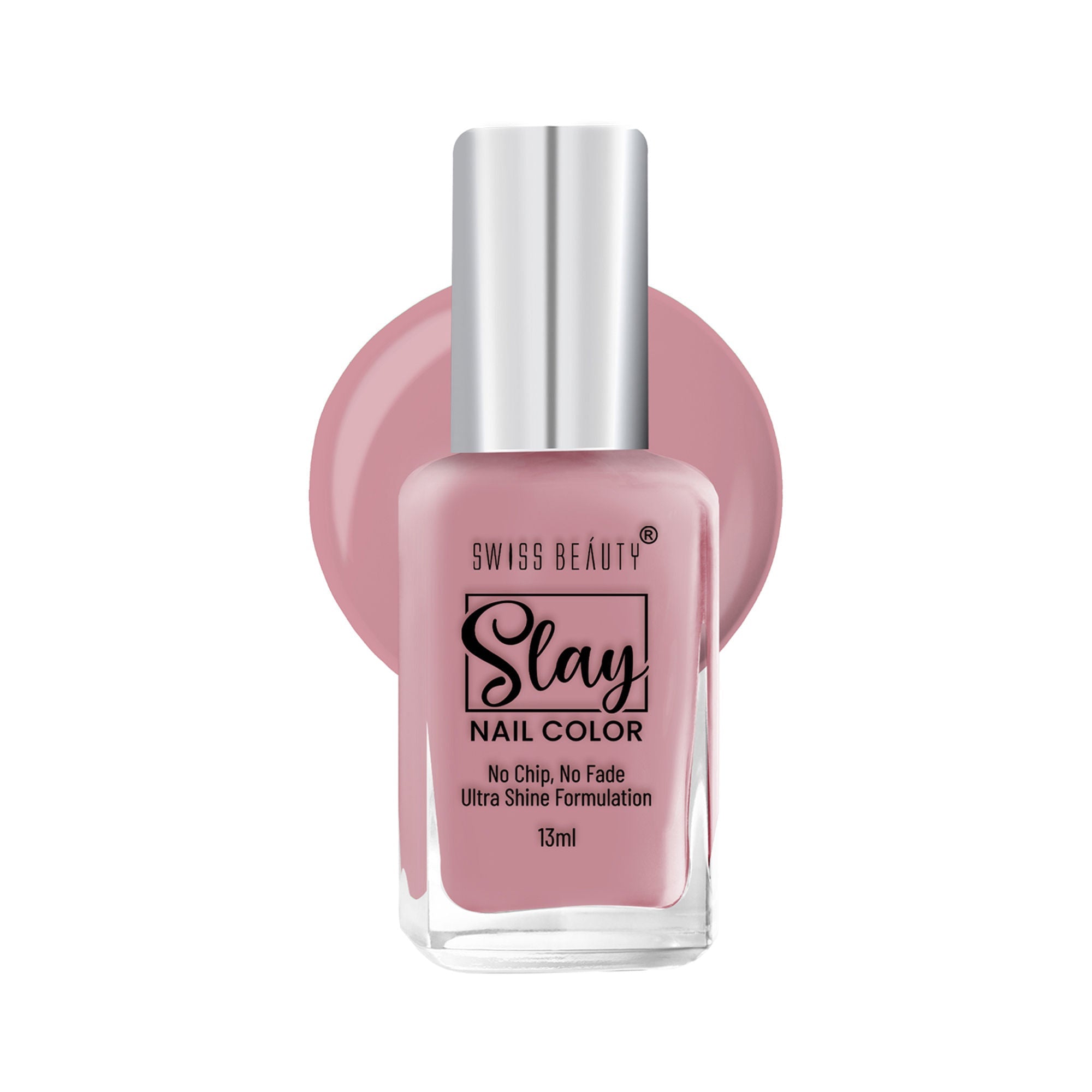 Swiss Beauty Slay Nail Color With Ultra Shine Formulation - 64 Lavender Love