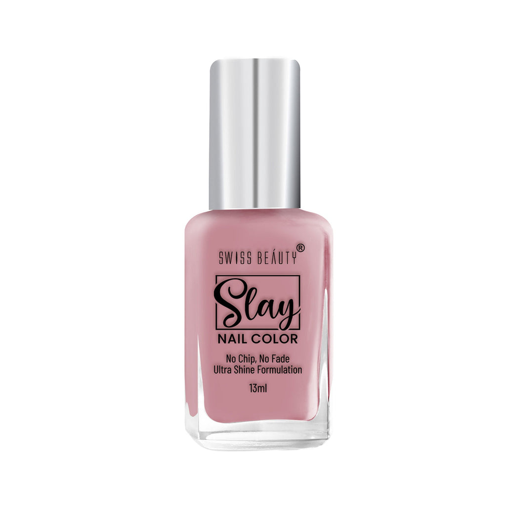 Swiss Beauty Slay Nail Color With Ultra Shine Formulation - 64 Lavender Love - Distacart
