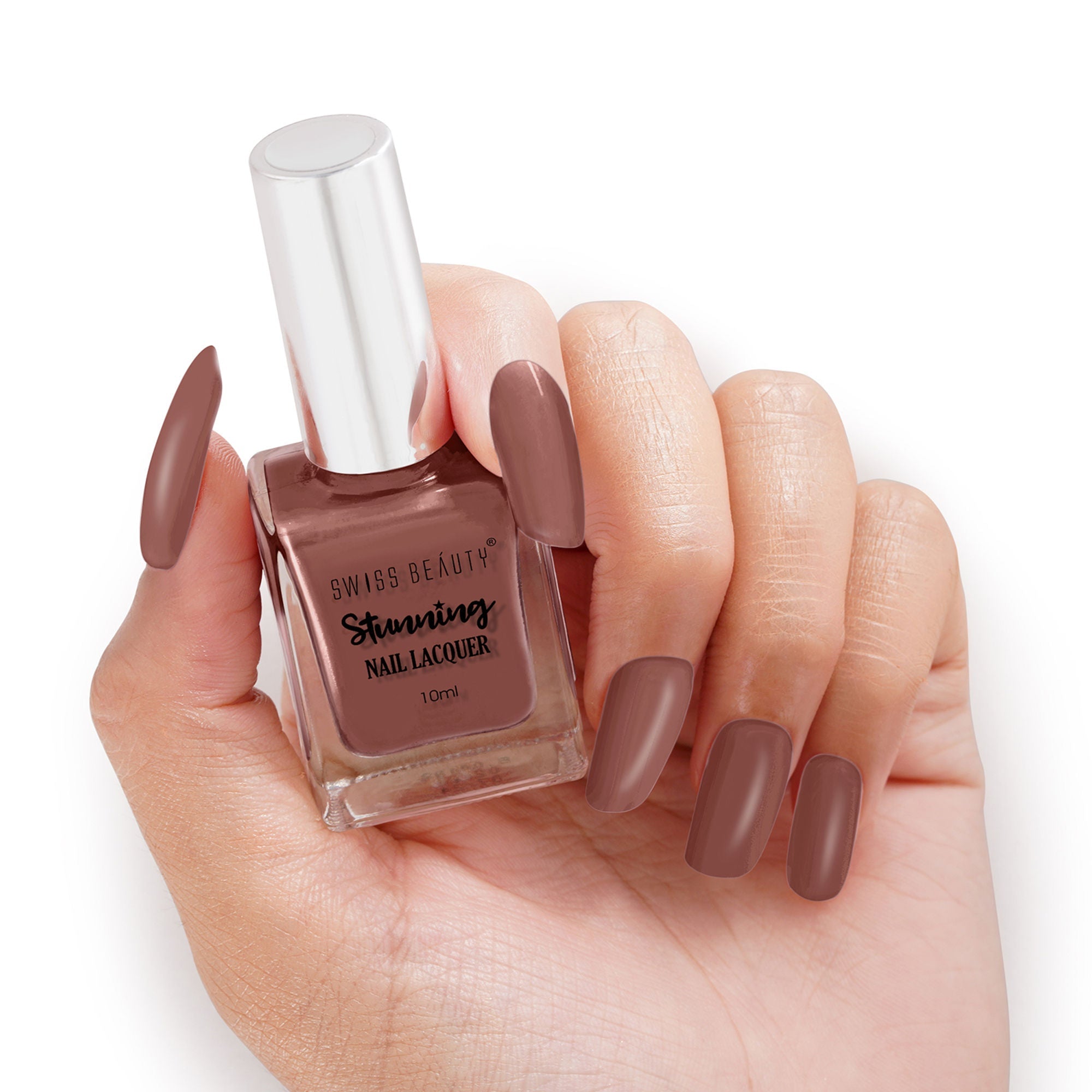 Swiss Beauty Stunning Nail Lacquer - 77 Woody - Distacart