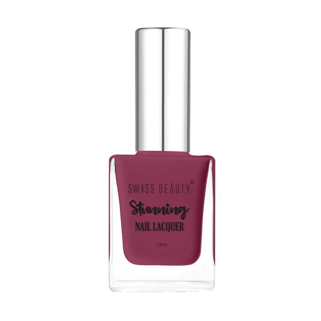 Swiss Beauty Stunning Nail Lacquer - 82 Winery - Distacart