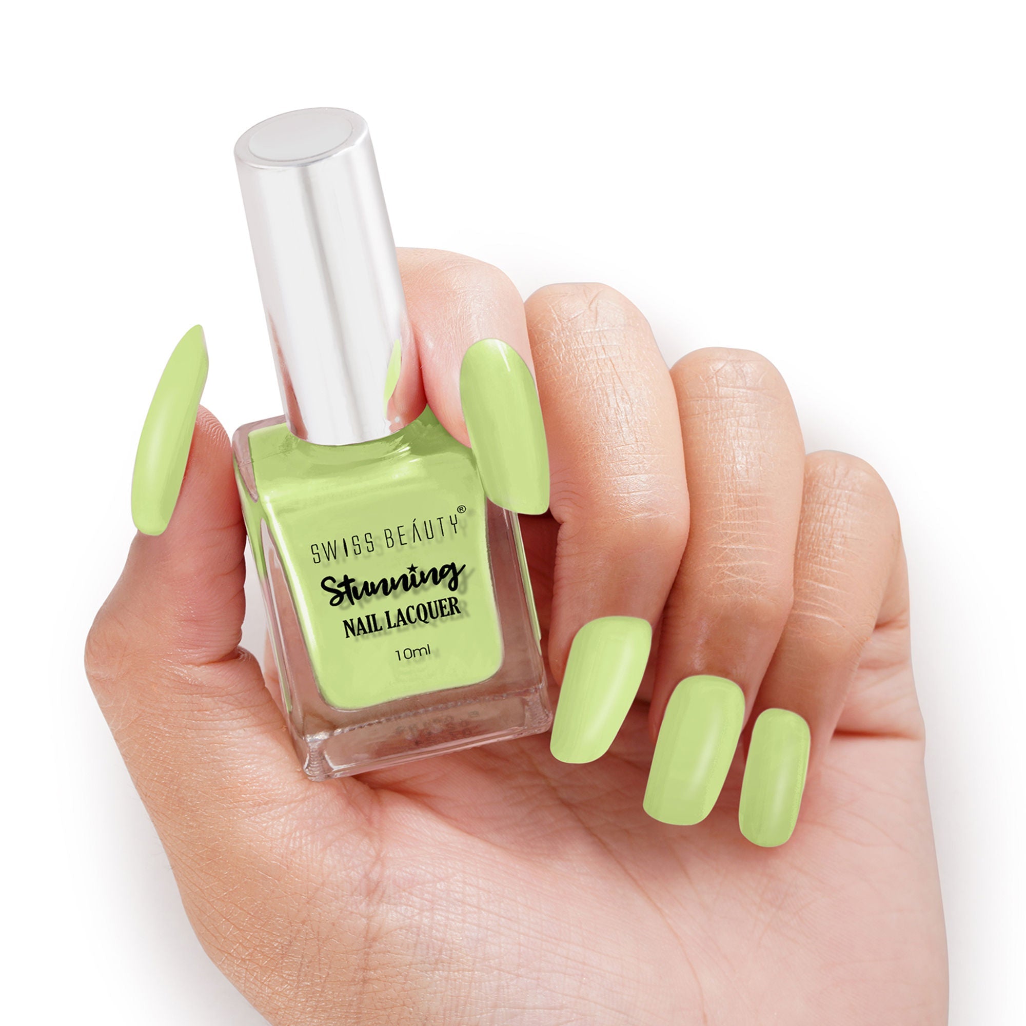 Swiss Beauty Stunning Nail Lacquer - 93 Mint Green - Distacart