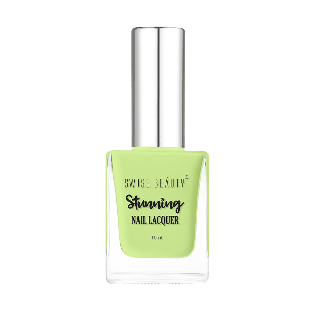 Swiss Beauty Stunning Nail Lacquer - 93 Mint Green - Distacart