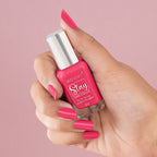 Swiss Beauty Slay Nail Color With Ultra Shine Formulation - 91 Fuchsia Pink - Distacart
