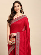 kasee Embroidered Art Silk Saree - Distacart