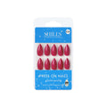 shills professional reusable press on nails almond spn634
