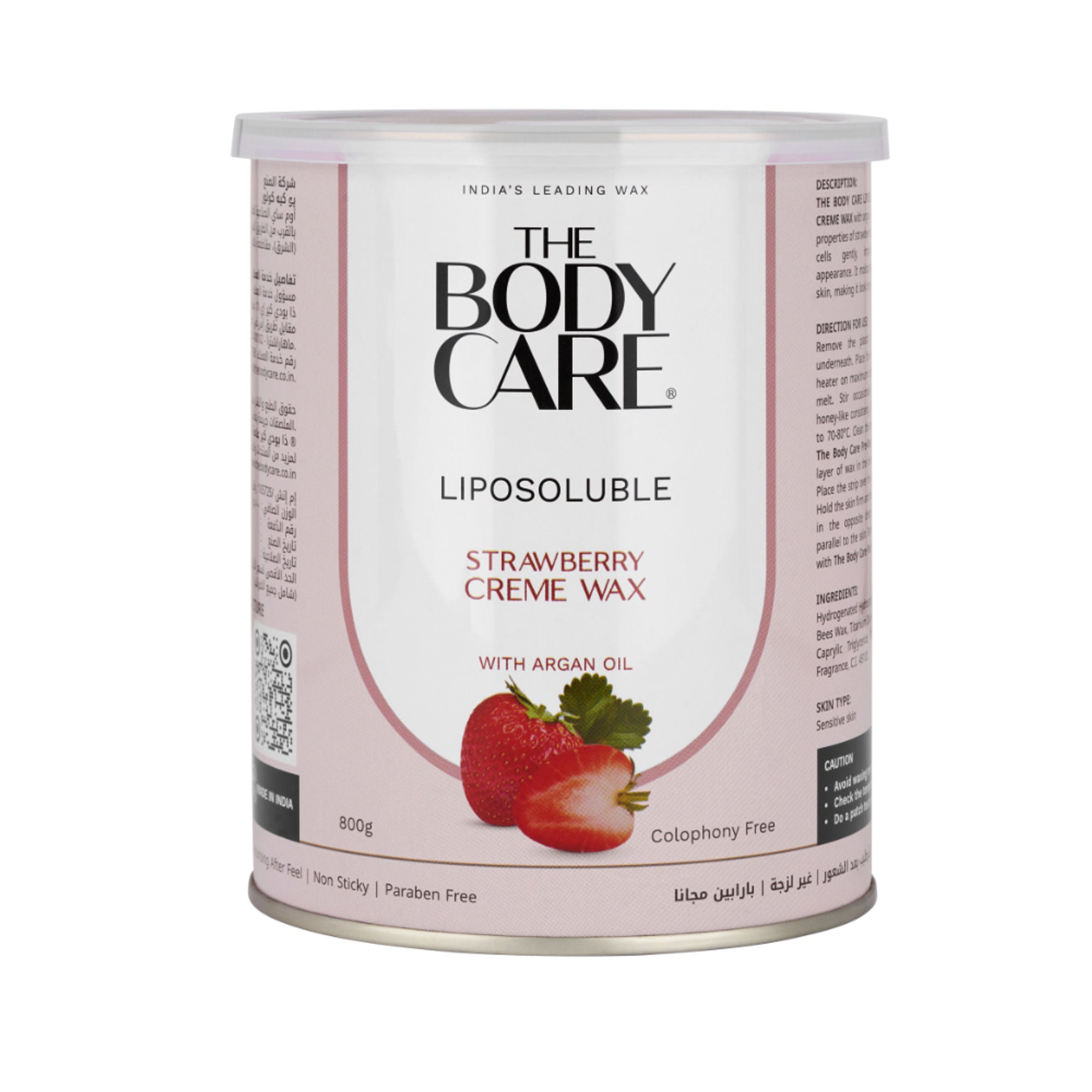 The Body Care Liposoluble Strawberry Creme Wax