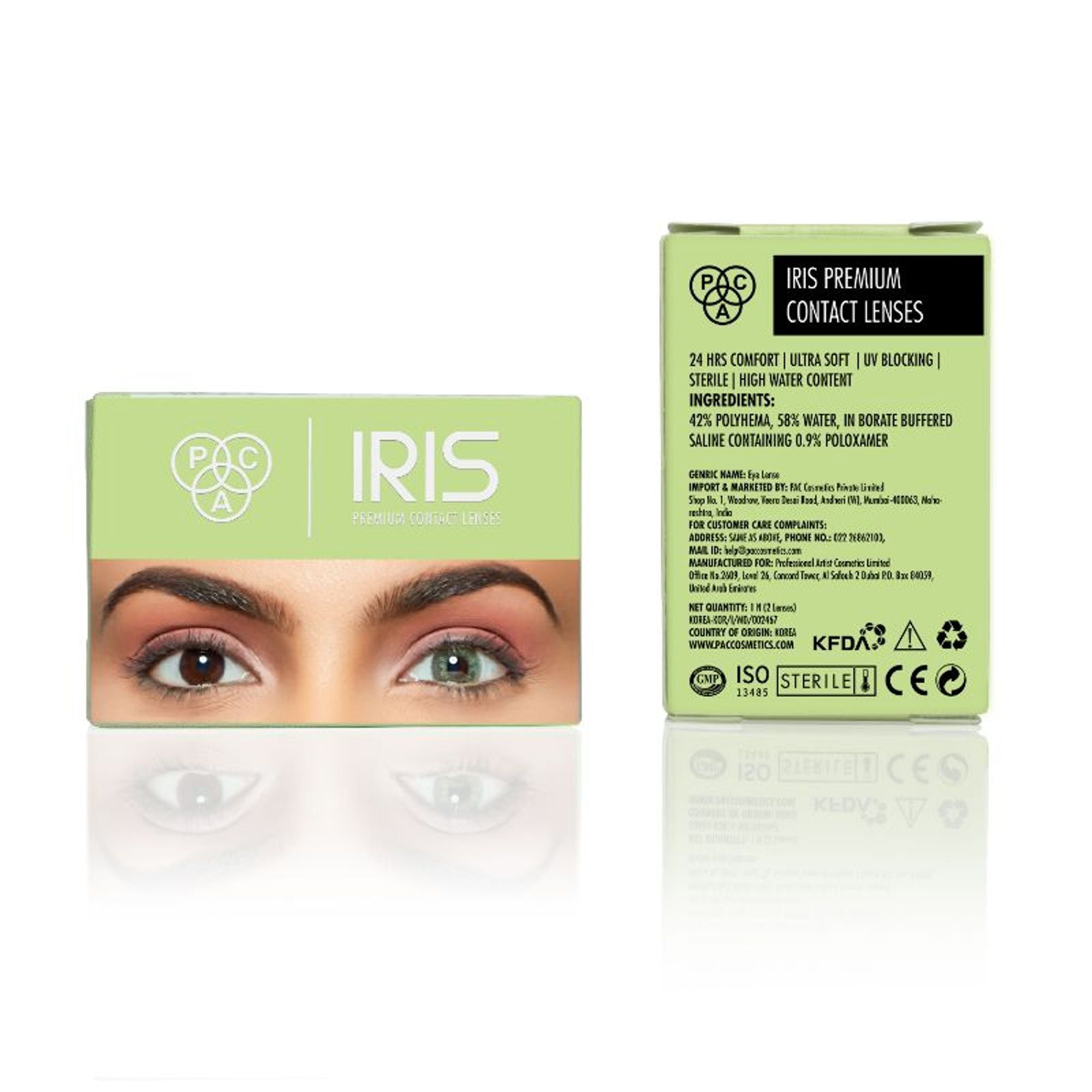 PAC Studio IRIS Premium Contact Lenses - None