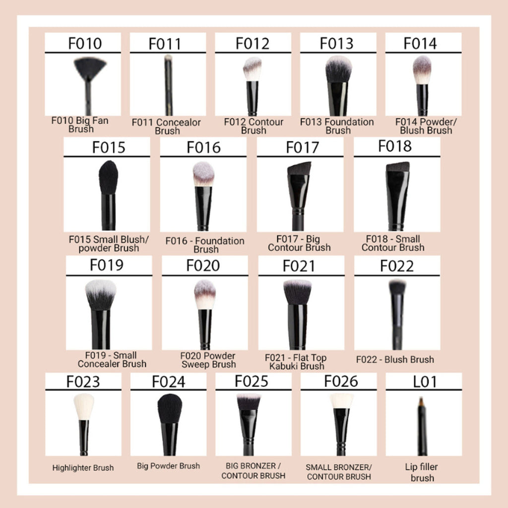 CUFFS N LASHES Fine Angled Brow Brush & Spoolie - E002 - Distacart