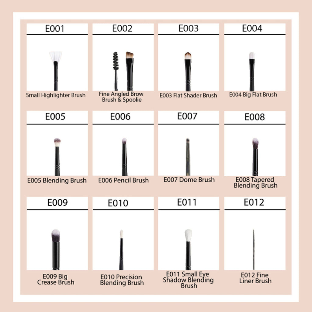 CUFFS N LASHES Fine Angled Brow Brush & Spoolie - E002 - Distacart