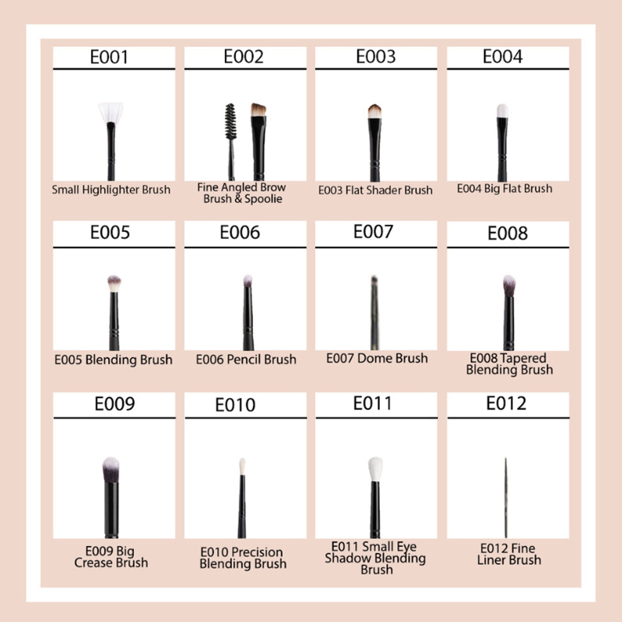 CUFFS N LASHES Fine Angled Brow Brush & Spoolie - E002 - Distacart