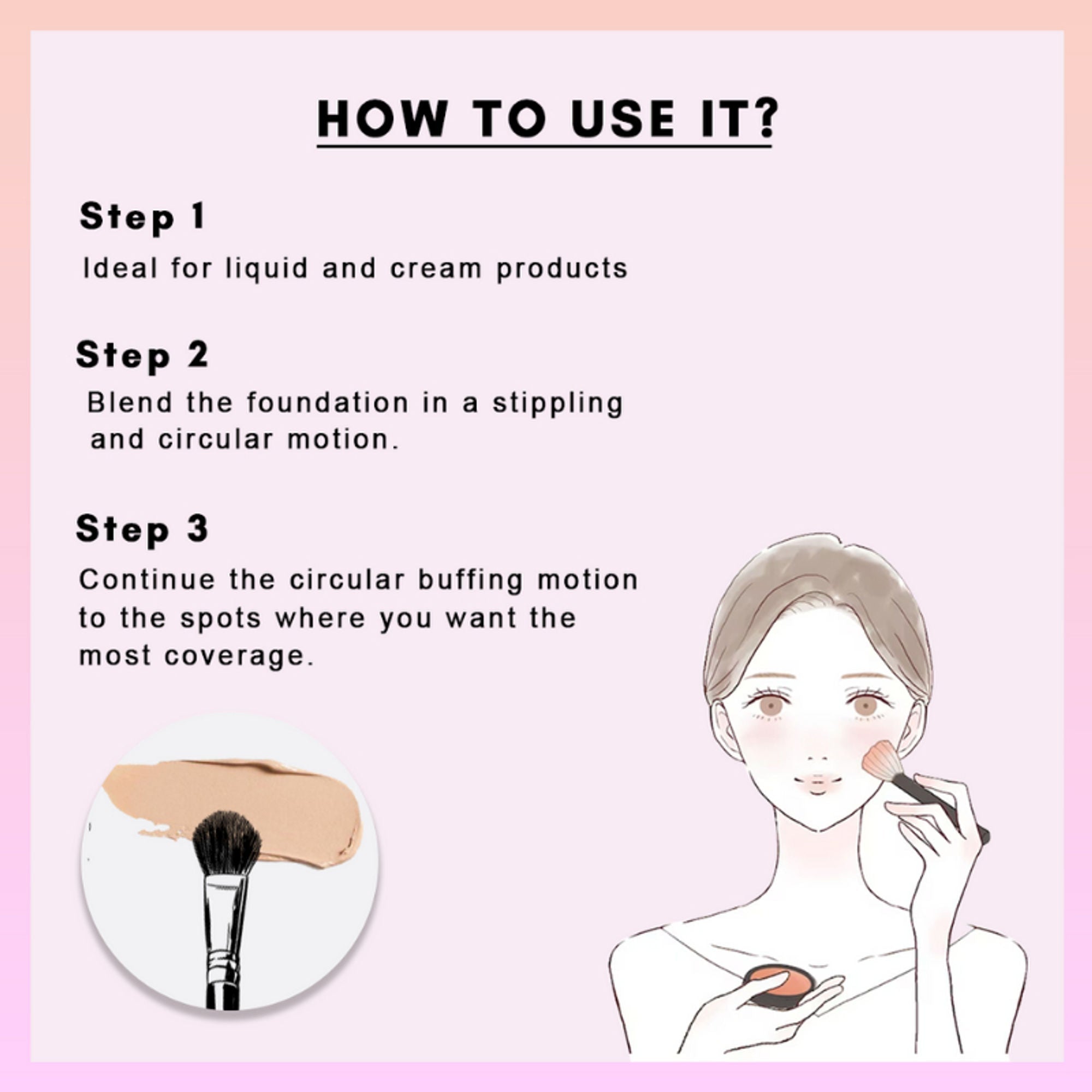 CUFFS N LASHES Eyeshadow Blending Brush - E005 - Distacart