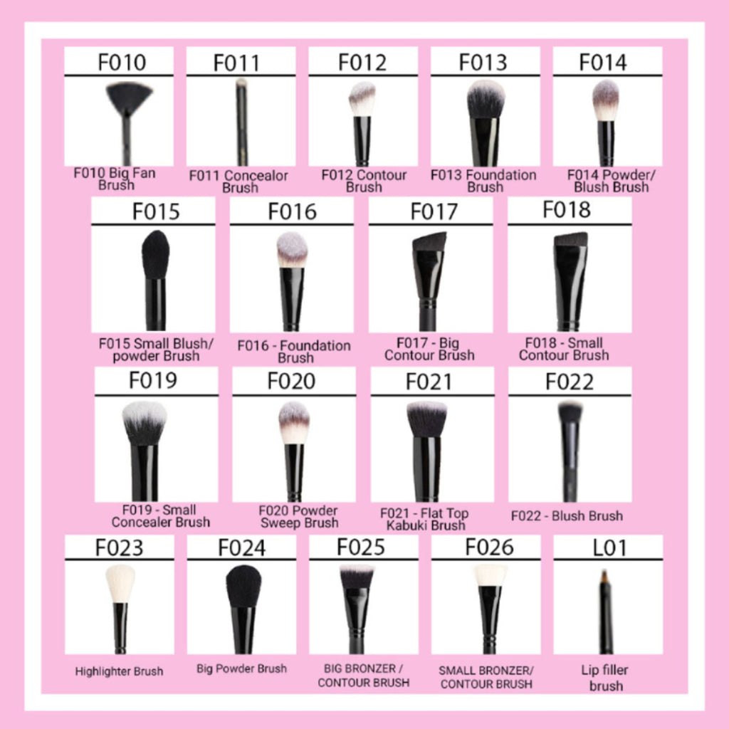 CUFFS N LASHES Deep Angled Concealer Brush - F011