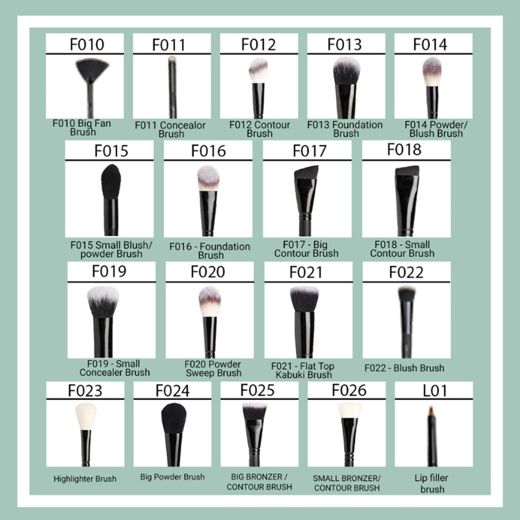 CUFFS N LASHES Foundation Brush - F016 - Distacart