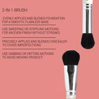 CUFFS N LASHES Concealer & Foundation Dual Brush - 03 - Distacart