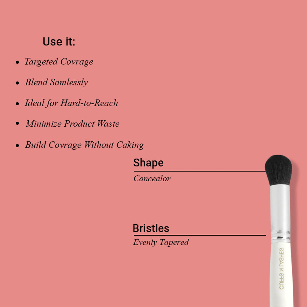 CUFFS N LASHES Concealer & Foundation Dual Brush - 03 - Distacart