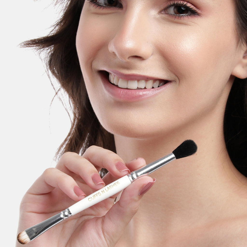 CUFFS N LASHES Flat Brush & Blending Dual Brush - 04 - Distacart
