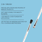 CUFFS N LASHES Flat Brush & Blending Dual Brush - 04 - Distacart