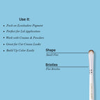 CUFFS N LASHES Flat Brush & Blending Dual Brush - 04 - Distacart