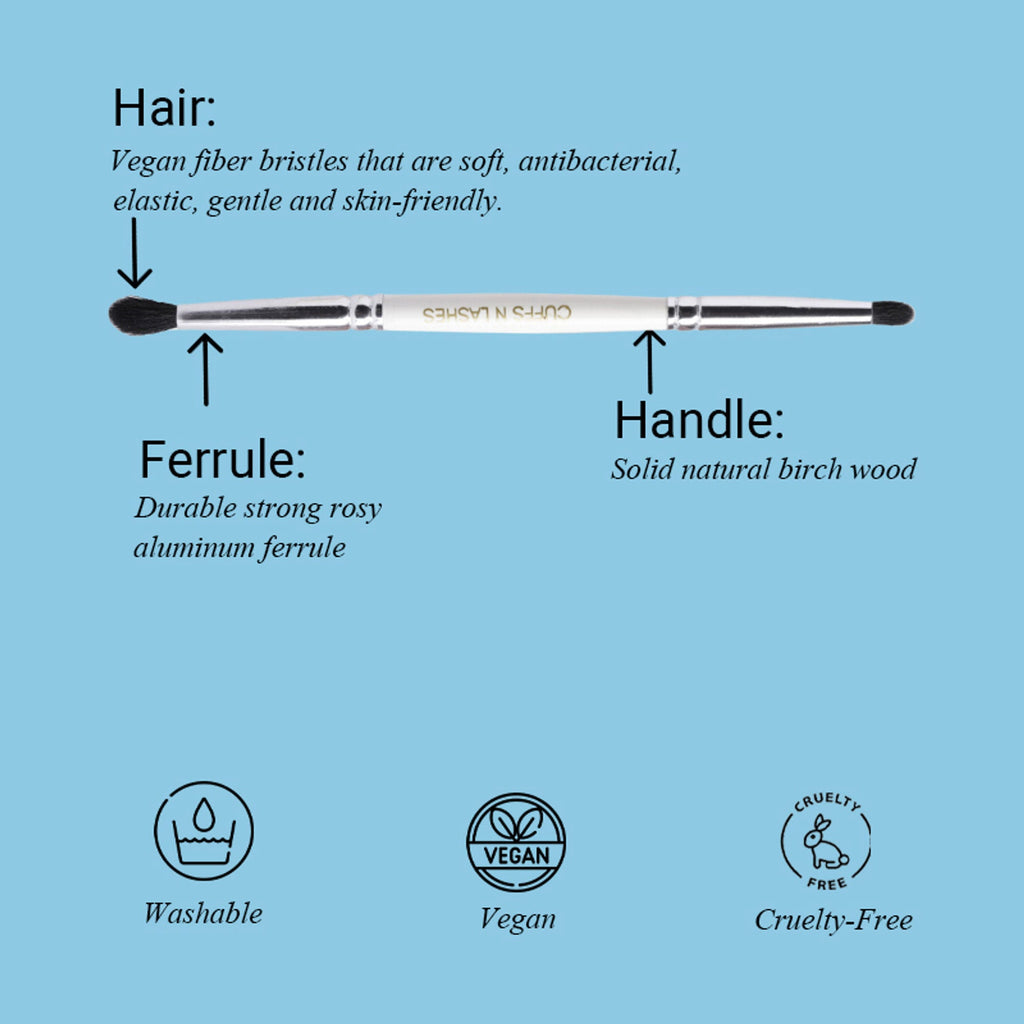 CUFFS N LASHES Small Smudger & Pencil Dual Brush - 05 - Distacart