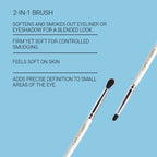 CUFFS N LASHES Small Smudger & Pencil Dual Brush - 05 - Distacart