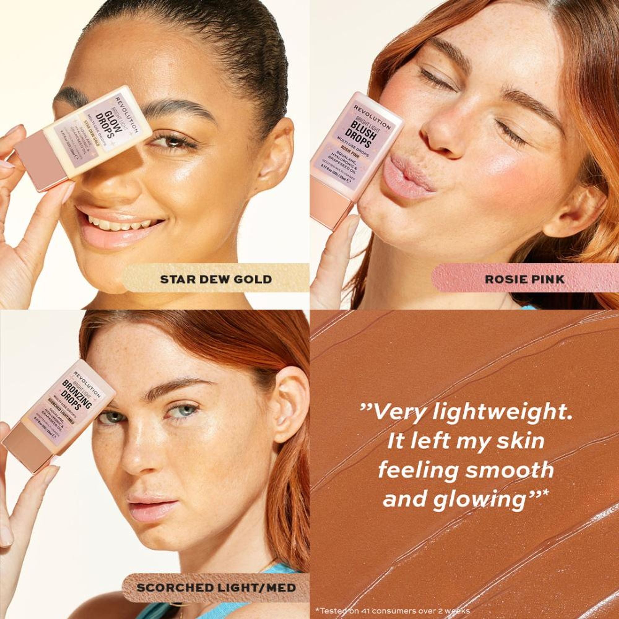 Makeup Revolution Bright Light Face Glow - Golden Star Dew