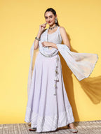 Ahalyaa women's wear Traditional wear lehenga choli - Powder Blue