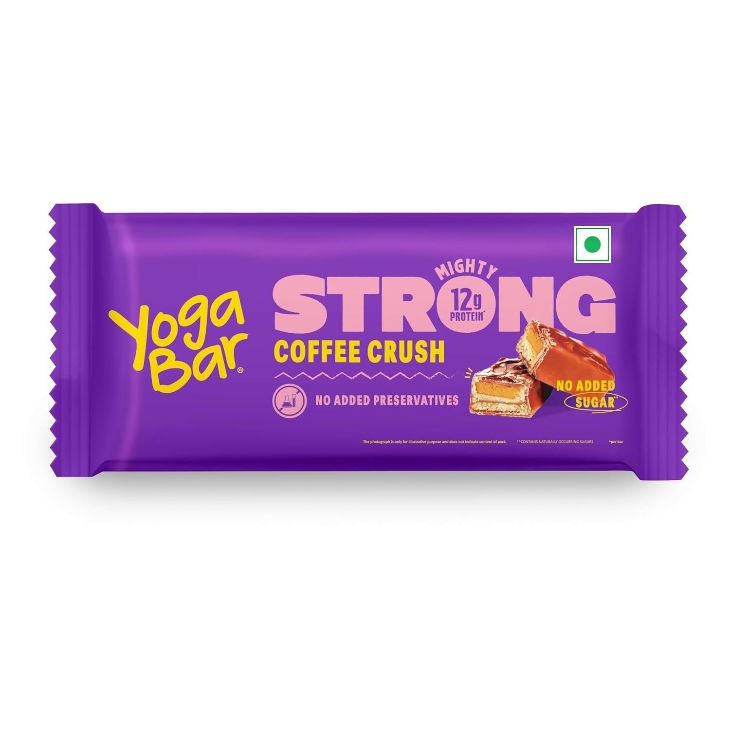 Yoga Bar Strong Coffee Crush Mighty Protein Bar - Distacart