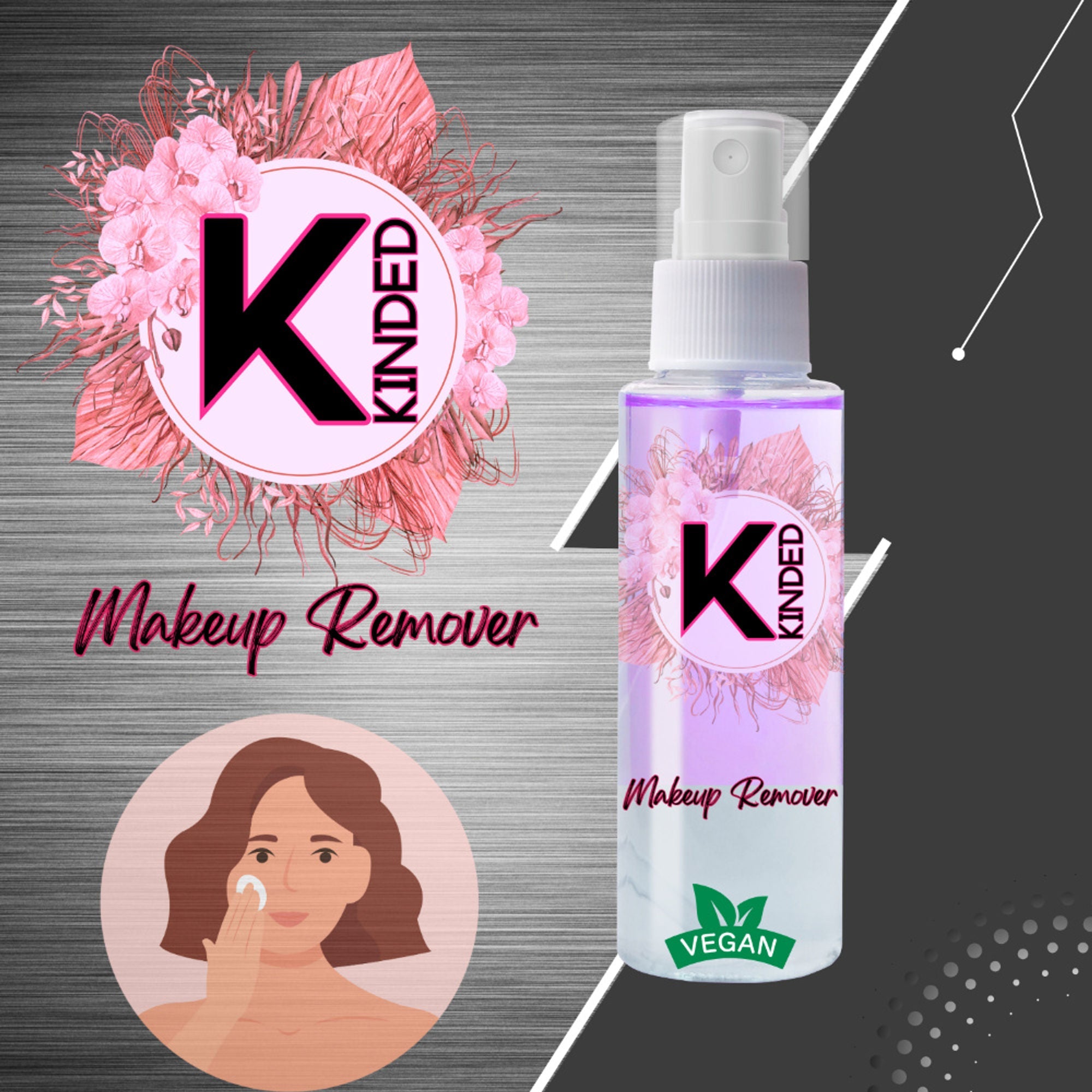 KINDED Makeup Remover   Lilac Purple