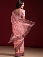 kasee Floral Embroidered Saree - Distacart