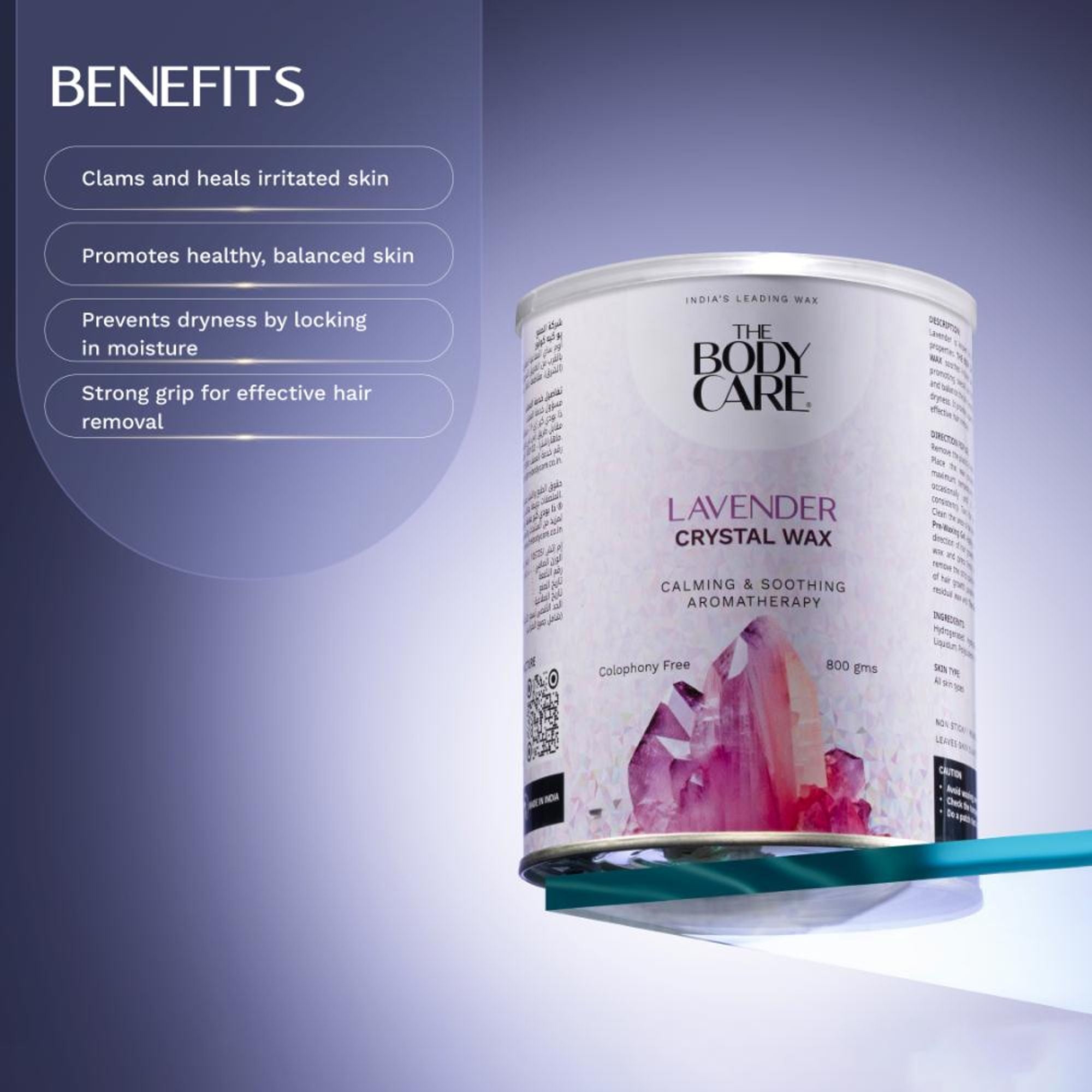 The Body Care Lavender Crystal Wax