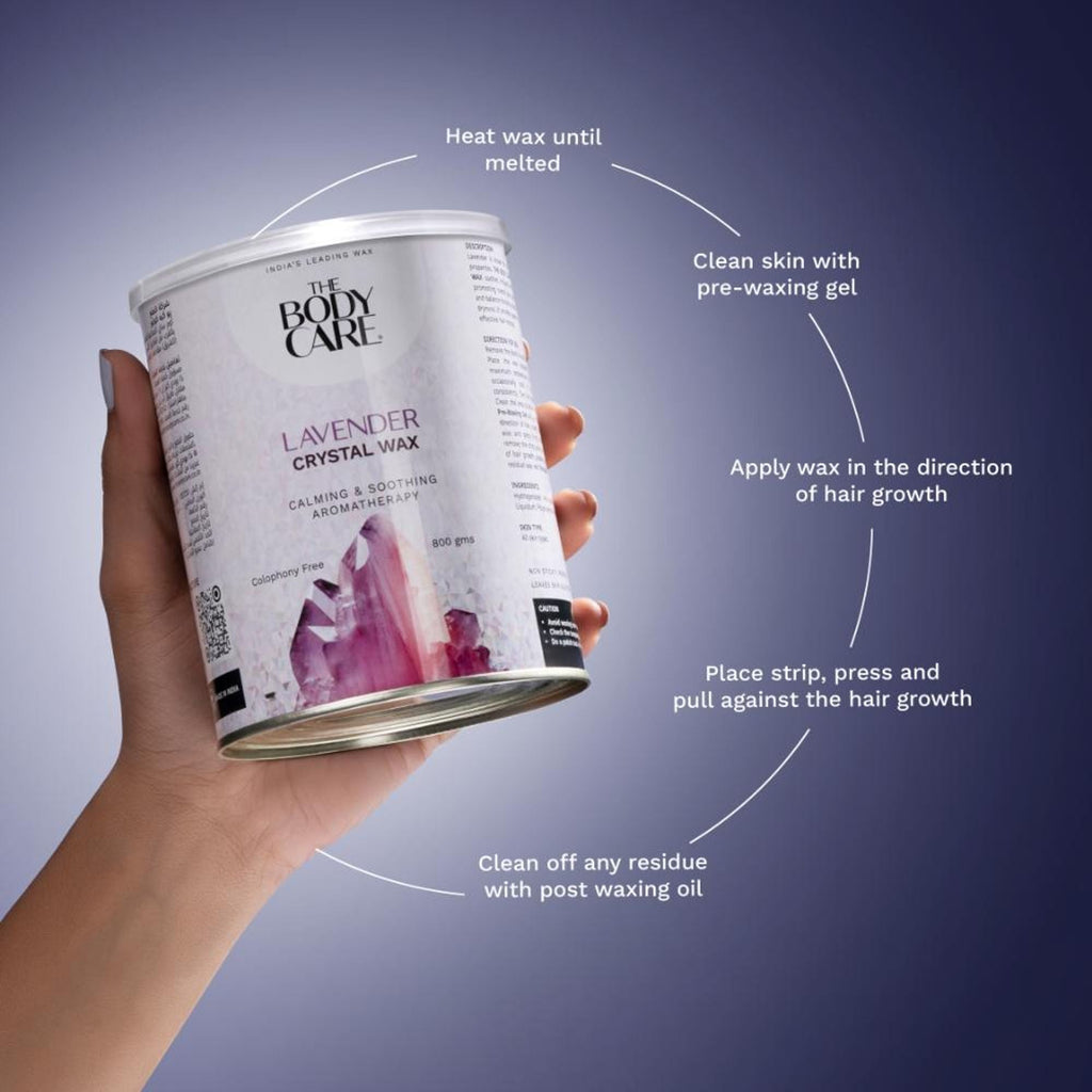 The Body Care Lavender Crystal Wax