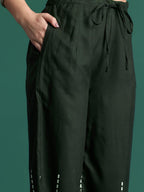 Indo Era Printed Beads & Stones Kurta with Trousers - Distacart