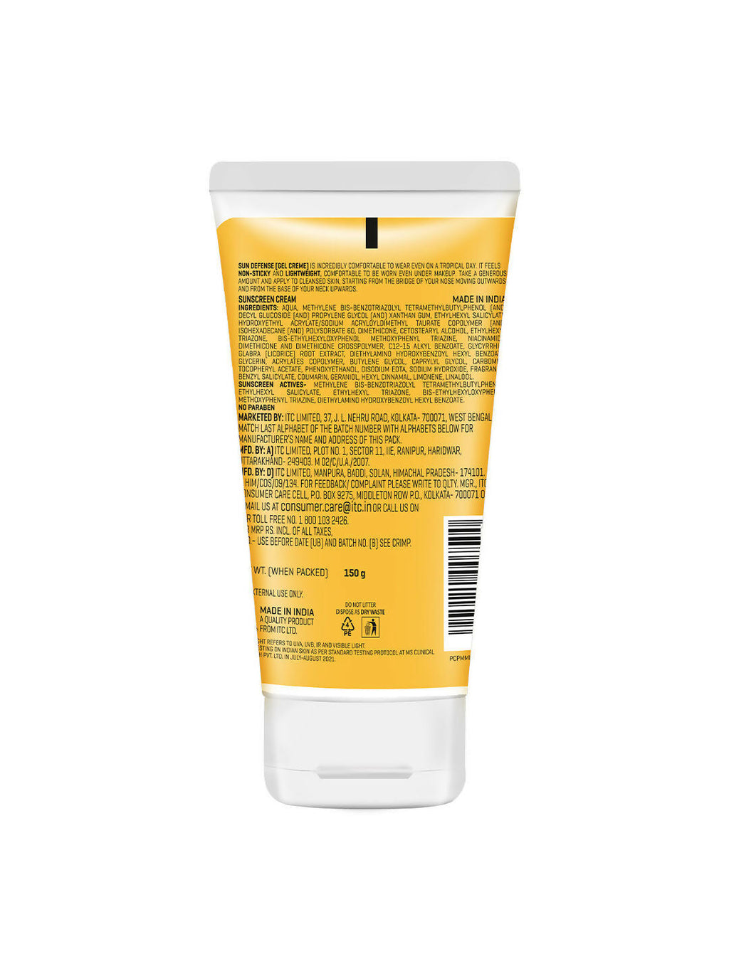 Dermafique Sun Defense Gel Creme SPF 30 Sunscreen, Prevents Tanning And Pigmentation