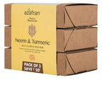Azafran Active Botanicals Neem & Turmeric Skin Clearing Bath Bar