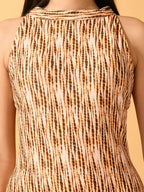 Myshka Women's Multi Bodycon Party Dress - Distacart