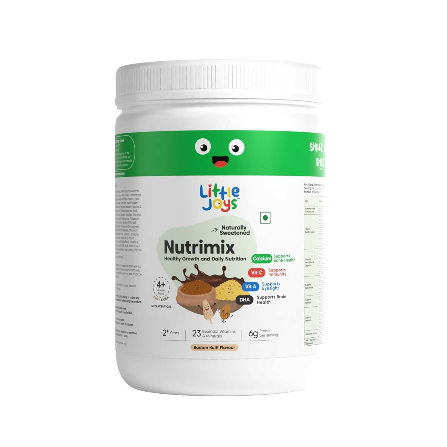 Little Joys Nutrimix Badam Kulfi Nutrition Powder 2 Years - Distacart