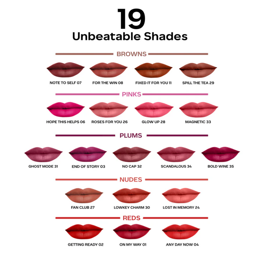 Faces Canada Comfy Matte Liquid Lipstick - Fan Club 27