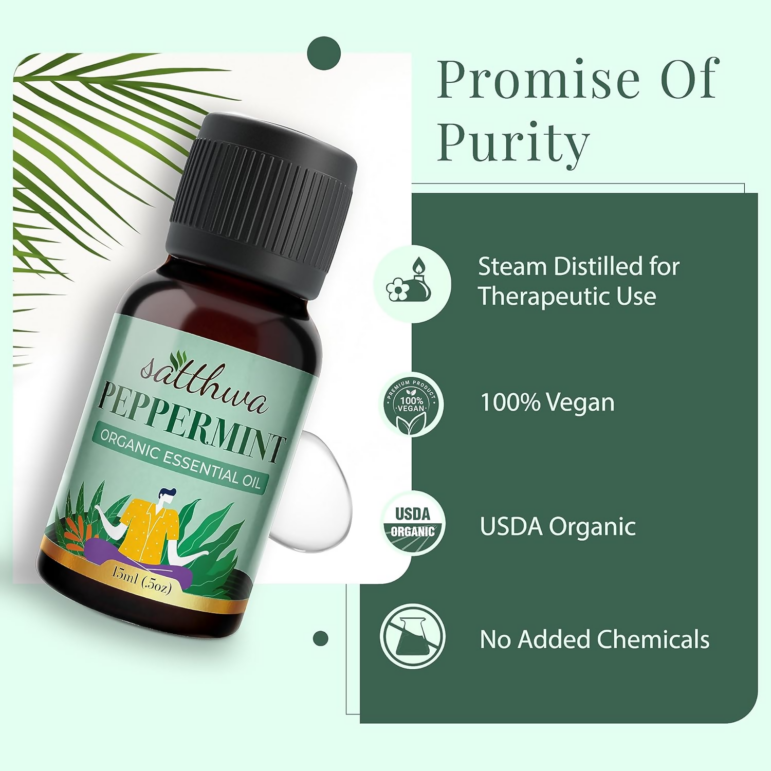 Satthwa Organic Peppermint Essential Oil