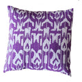 The Decor Nook Purple Base With White Print Cushion Cover