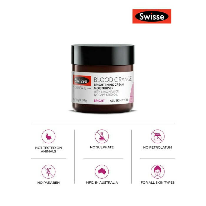 Swisse Blood Orange Brightening Cream Moisturiser