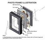 Art Street Painting Mantra Decoralicious White Designer Circular Motif Photo Frame